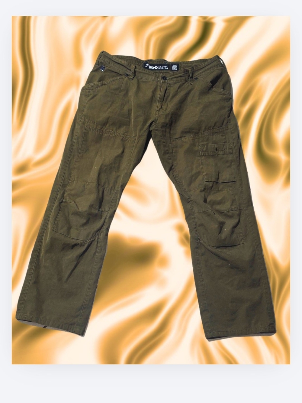 Ecko Unlimited Olive Green Cargo Pants